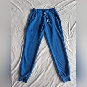 Figs Zamora Jogger Scrub Pants Royal Blue XSmall Style W18SW2005 Nurse